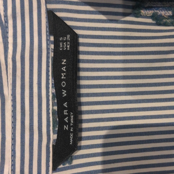 Zara small shirt with ties - Picture 5 of 7